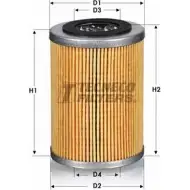 Масляный фильтр TECNECO FILTERS TD4NTN OL0202-E YC 2117 Opel Vectra (B) 2 Хэтчбек 2.0 DI 16V (F68) 82 л.с. 1996 – 2000