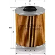 Масляный фильтр TECNECO FILTERS 3U53T8E OL0210 Bmw 3 (E36) 3 Купе 1.6 316 i 102 л.с. 1993 – 1999 Z GKYB9