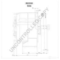 Генератор PRESTOLITE ELECTRIC 860558 5052629000393 20DG OW 2815961 - Изображение 3