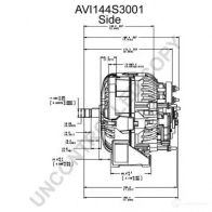 Генератор PRESTOLITE ELECTRIC 4 S72B9 5052629002885 avi144s3001 2816388 - Изображение 5