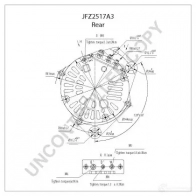 Генератор PRESTOLITE ELECTRIC jfz2517a3 1423465906 WTTV1V JFZ2517A 3 - Изображение 2