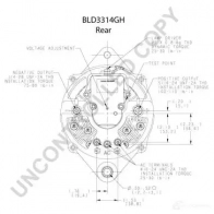 Генератор PRESTOLITE ELECTRIC B LD3314GH HS2OK bld3314gh 2816410 - Изображение 4