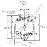 Генератор PRESTOLITE ELECTRIC 2816316 FHO1XS2 8SC2023Z 110-56 5 - Изображение 3