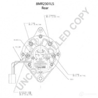 Генератор PRESTOLITE ELECTRIC 8mr2301ls 2816283 KY6RDB 1 10-464 - Изображение 4