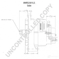 Генератор PRESTOLITE ELECTRIC 8mr2301ls 2816283 KY6RDB 1 10-464 - Изображение 5