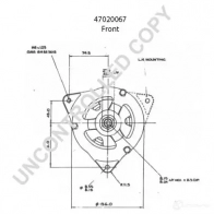 Генератор PRESTOLITE ELECTRIC 2815381 5052629010705 47020067 G4E SGIA - Изображение 2