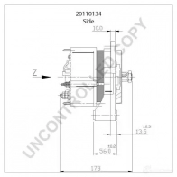 Генератор PRESTOLITE ELECTRIC 2814780 5052629005206 9Y5D FDJ 20110134 - Изображение 4