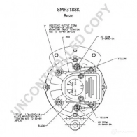 Генератор PRESTOLITE ELECTRIC 2816304 8mr3188k 1UI3V2U 110 -557 - Изображение 4