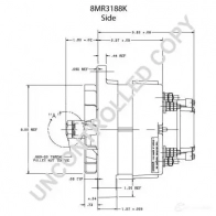 Генератор PRESTOLITE ELECTRIC 2816304 8mr3188k 1UI3V2U 110 -557 - Изображение 5