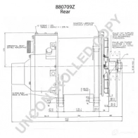 Генератор PRESTOLITE ELECTRIC 18GM M1S 898685300 5052629002519 880709z - Изображение 2