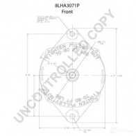 Генератор PRESTOLITE ELECTRIC 110- 446 8lha3071p MHX87NG 2816247 - Изображение 3