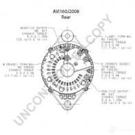 Генератор PRESTOLITE ELECTRIC A16020 8 avi160j2008 F9MDBD 2816401 - Изображение 4