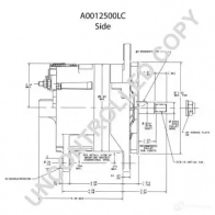 Генератор PRESTOLITE ELECTRIC 2V1QCUX 2500 LC a0012500lc 2816358 - Изображение 5
