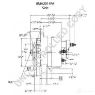 Генератор PRESTOLITE ELECTRIC B1 OEJC0 8ma2014pa 2816253 5052629012976 - Изображение 5