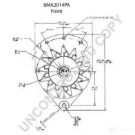 Генератор PRESTOLITE ELECTRIC B1 OEJC0 8ma2014pa 2816253 5052629012976 - Изображение 6