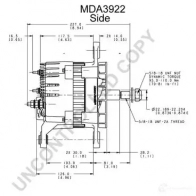 Генератор PRESTOLITE ELECTRIC 2816498 mda3922 110-8 76 YVT13WM - Изображение 4
