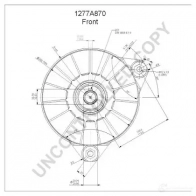 Генератор PRESTOLITE ELECTRIC 1423465216 E0B 8XL 1277a870 5052629085086 - Изображение 3