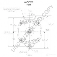 Генератор PRESTOLITE ELECTRIC 2816315 8sc2020z 3 6F4TR7 5052629013317 - Изображение 3