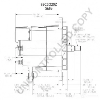 Генератор PRESTOLITE ELECTRIC 2816315 8sc2020z 3 6F4TR7 5052629013317 - Изображение 5