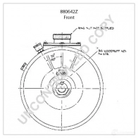 Генератор PRESTOLITE ELECTRIC 5052629012525 880642z AG7J XC 2816172 - Изображение 2
