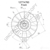 Генератор PRESTOLITE ELECTRIC 1277a760 5052629001949 2814661 06 WZF9Y - Изображение 2