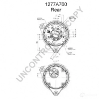 Генератор PRESTOLITE ELECTRIC 1277a760 5052629001949 2814661 06 WZF9Y - Изображение 3
