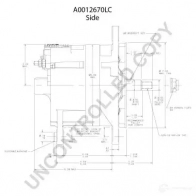 Генератор PRESTOLITE ELECTRIC 2670 LC MNRQ1JD a0012670lc 2816360 - Изображение 5