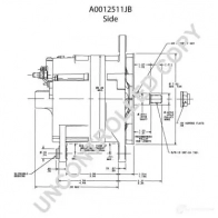 Генератор PRESTOLITE ELECTRIC a0012511jb 25 11JB 2816359 NKG7VRT - Изображение 5