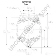 Генератор PRESTOLITE ELECTRIC 110-31 6 CJQTRB2 8sc3019u 2816322 - Изображение 3