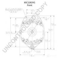 Генератор PRESTOLITE ELECTRIC 8SC 2282V 8sc2282vg 310423718 1TWTH - Изображение 3