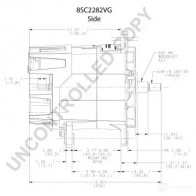 Генератор PRESTOLITE ELECTRIC 8SC 2282V 8sc2282vg 310423718 1TWTH - Изображение 5