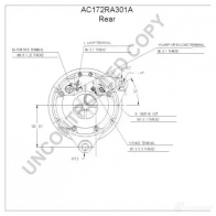 Генератор PRESTOLITE ELECTRIC ac172ra301a 5052629014673 E7C HFS 6283318 - Изображение 2