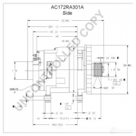 Генератор PRESTOLITE ELECTRIC ac172ra301a 5052629014673 E7C HFS 6283318 - Изображение 3