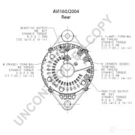 Генератор PRESTOLITE ELECTRIC 447SI avi160j2004 A16 0204 2816400 - Изображение 4