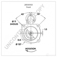 Стартер PRESTOLITE ELECTRIC 20550103 5052629009532 2UT LWV2 127104859 - Изображение 2