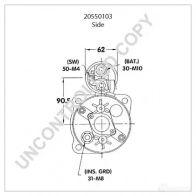 Стартер PRESTOLITE ELECTRIC 20550103 5052629009532 2UT LWV2 127104859 - Изображение 3