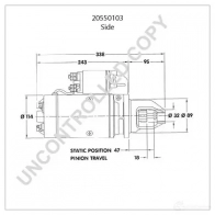 Стартер PRESTOLITE ELECTRIC 20550103 5052629009532 2UT LWV2 127104859 - Изображение 4