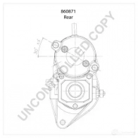 Стартер PRESTOLITE ELECTRIC 2816046 C1WF ZN 5052629087882 860871 - Изображение 2