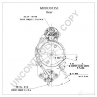 Стартер PRESTOLITE ELECTRIC m93r3013se 5052629015762 1400410024 UGD4 69Z - Изображение 3