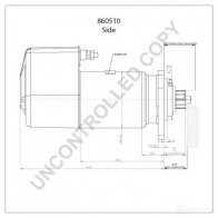 Стартер PRESTOLITE ELECTRIC FQ6B Y 860510gb 5052629012075 2815932 - Изображение 2