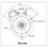 Стартер PRESTOLITE ELECTRIC 839 G1I m90r3543se 2816477 5052629092411 - Изображение 5
