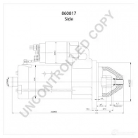Стартер PRESTOLITE ELECTRIC 5052629089435 860817 2816028 Z34C BK - Изображение 3