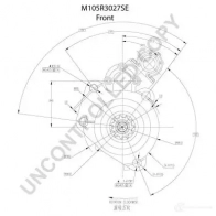 Стартер PRESTOLITE ELECTRIC m105r3027se 1423466107 6U0L2 I - Изображение 2