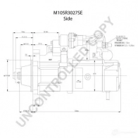Стартер PRESTOLITE ELECTRIC m105r3027se 1423466107 6U0L2 I - Изображение 4