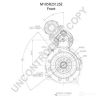 Стартер PRESTOLITE ELECTRIC 511782322 QAG7KC M1056 12 m105r2512se - Изображение 3