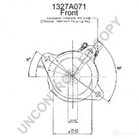 Стартер PRESTOLITE ELECTRIC RQ2LI 2814678 1327a071 S115A -12-10 - Изображение 2