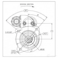 Стартер PRESTOLITE ELECTRIC m100r2014se FHT NPAJ 5052629089619 2816432 - Изображение 3