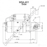 Стартер PRESTOLITE ELECTRIC 5052629003042 ms4401 2816532 DGEFE2 D - Изображение 4