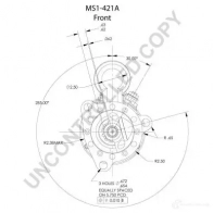 Стартер PRESTOLITE ELECTRIC 5052629016332 6VGB0 WI ms1421a 2816521 - Изображение 3