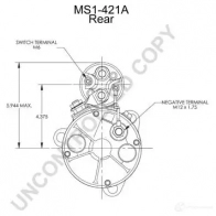 Стартер PRESTOLITE ELECTRIC 5052629016332 6VGB0 WI ms1421a 2816521 - Изображение 4